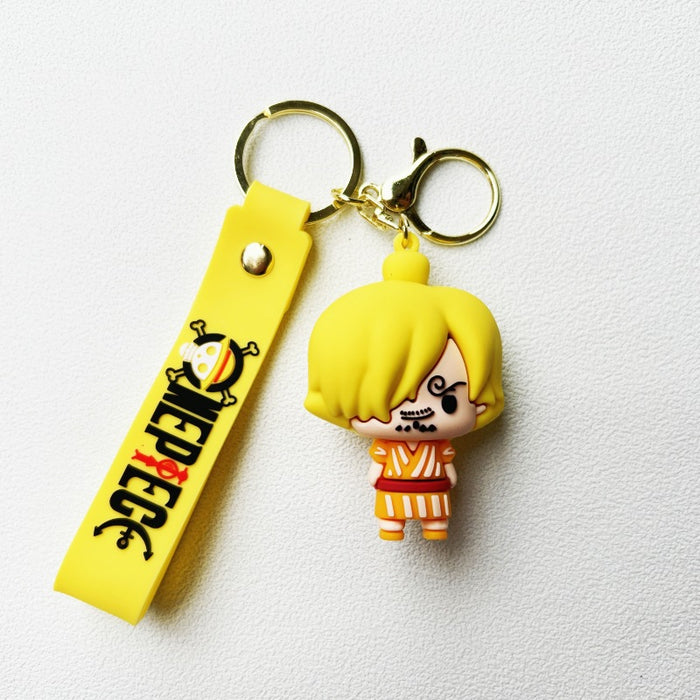 Wholesale PVC Cartoon Doll Keychain JDC-KC-WuYi038