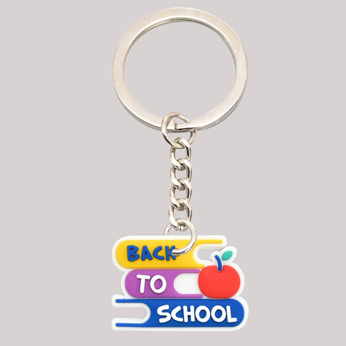 Wholesale  10 PCS Cartoon Keychain PVC Soft Rubber Keychain Accessories  Cute Pendant Keychain