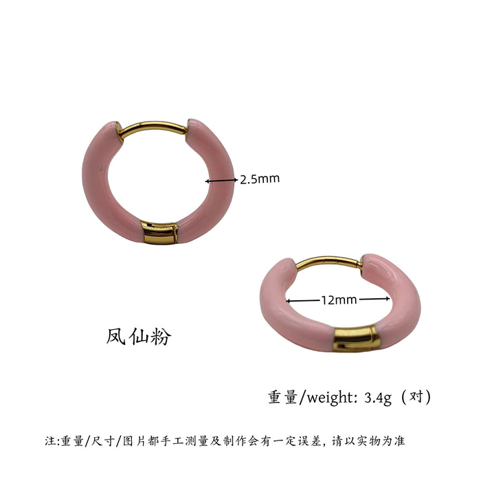 Wholesale Earrings, earrings, light luxury, high-end titanium steel jewelry