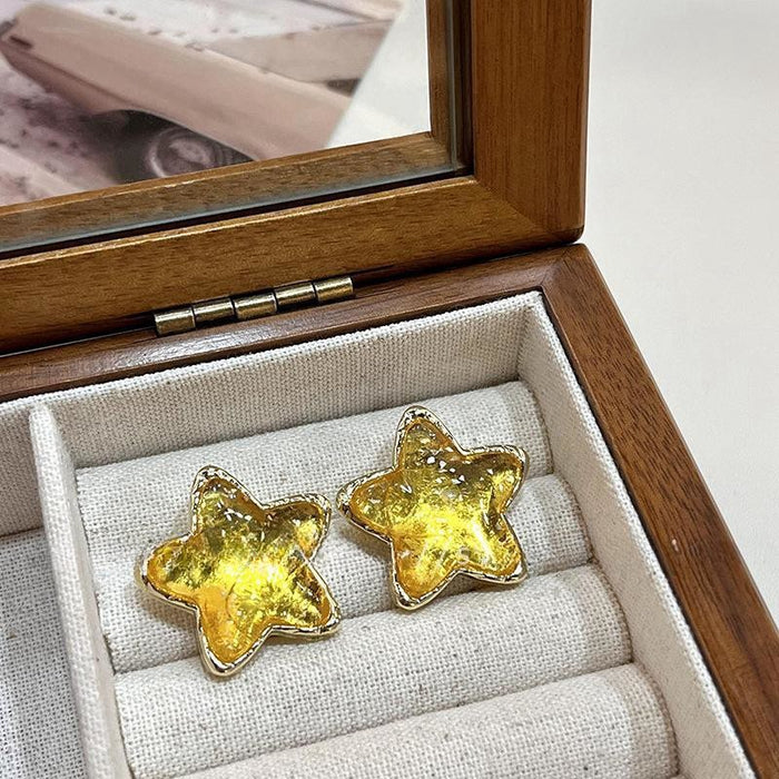 Wholesale  Sweet Casual Easiest Star Earrings