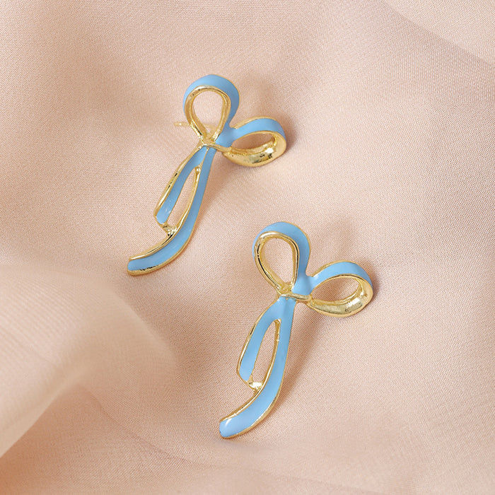 Wholesale Purple Bow Retro French S925 Elegant