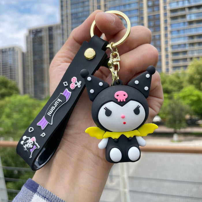 Wholesale Keychain Soft Rubber Cute Doll Car Keychain Backpack Pendant