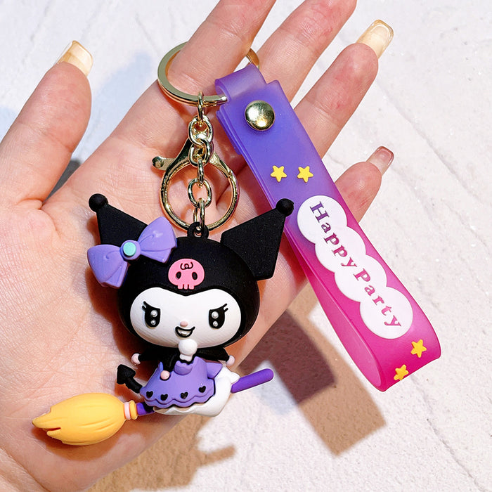 Wholesale Halloween Cartoon Silicone Doll Keychain JDC-KC-QiChao055