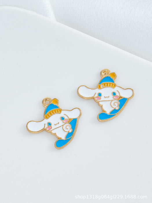 Wholesale 20 pcs Cute Cartoon DIY Alloy Oil Droplets Pendant Accessories