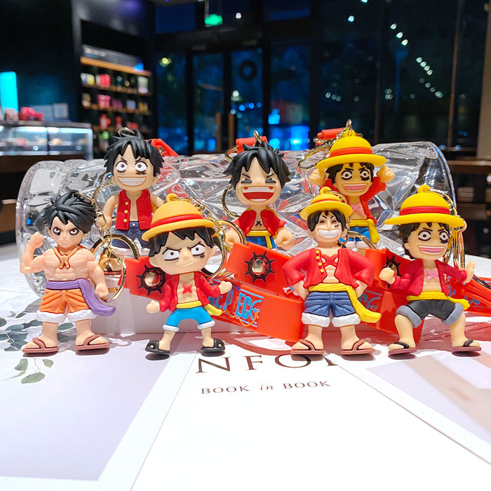Wholesale Metal Keychain Cartoon Anime Cosplay Bag Charm Gift for Car Key Accessory MOQ≥2