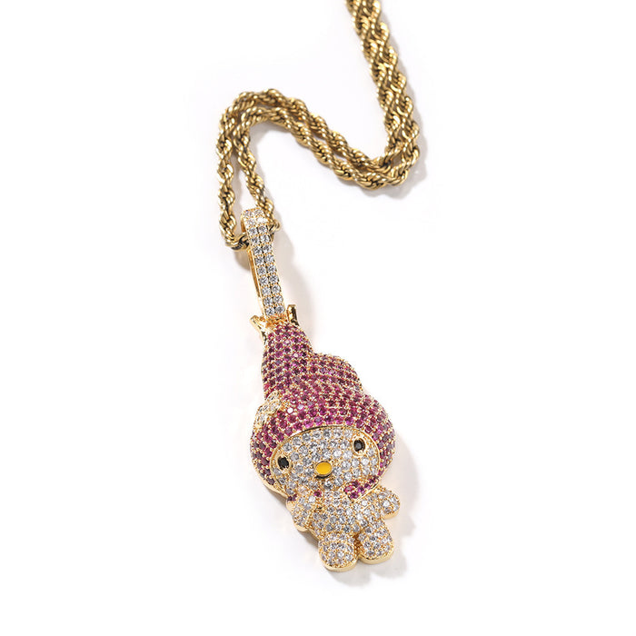 Wholesale Cute Cartoon Character Pendant Necklace for Couples