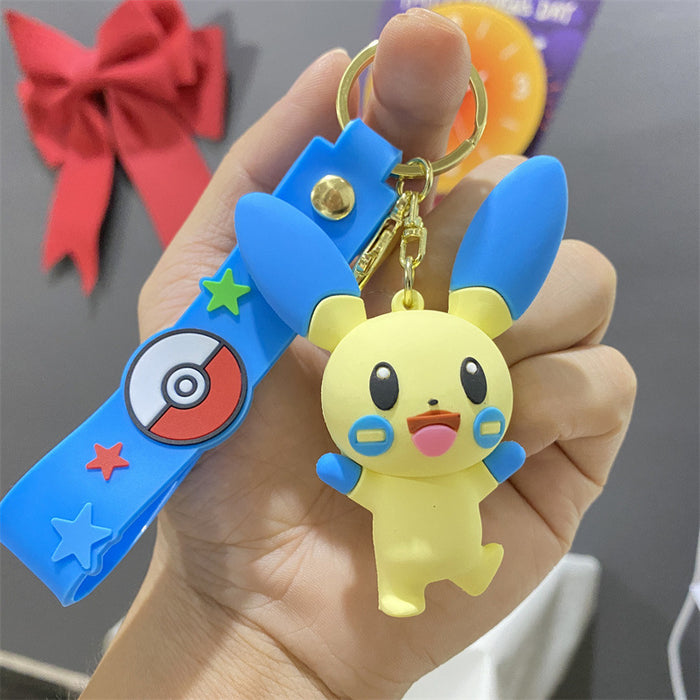 Wholesale PVC Cute Cartoon Doll Keychain JDC-KC-WuYi069