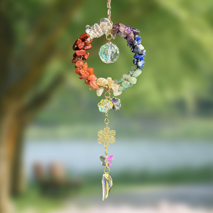 Wholesale Crystal Flower Car Hanging Ornament with Feathers Stylish Car Key Accessory MOQ≥2