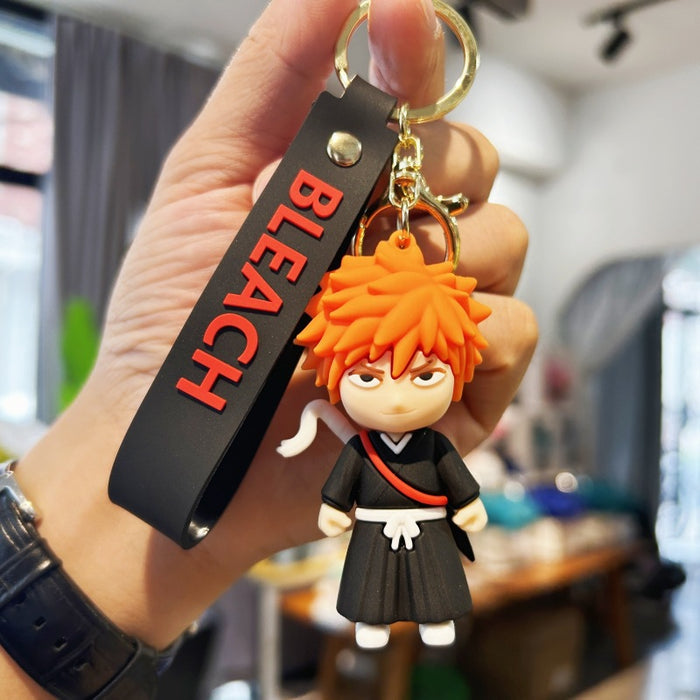 Wholesale Creative Cartoon Silicone Doll Keychain JDC-KC-WuYi009