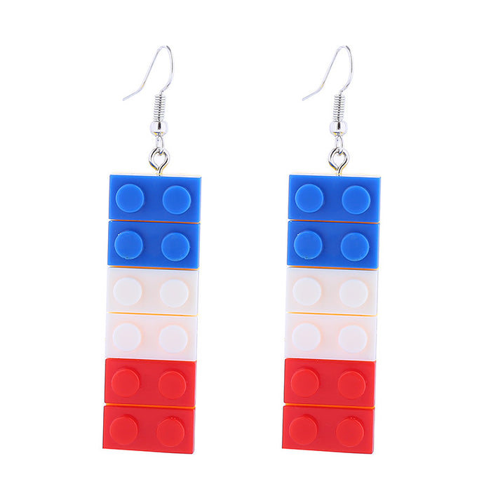 Wholesale Independence Day Earrings JDC-ES-ChouTteng012