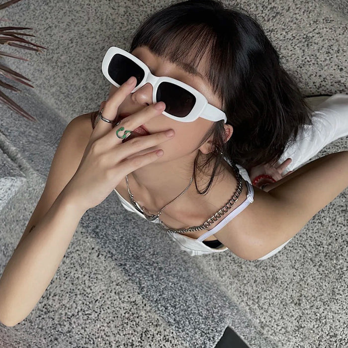 Wholesale Box black sunglasses, retro UV resistant sunglasses