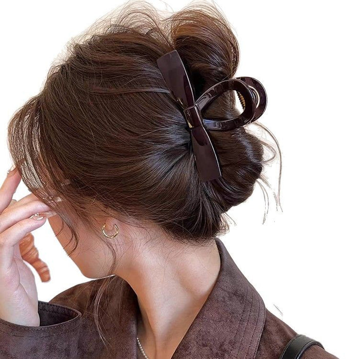 Wholesale Bow Clip Women's Hair Clip on the Back of the Head Shark Clip