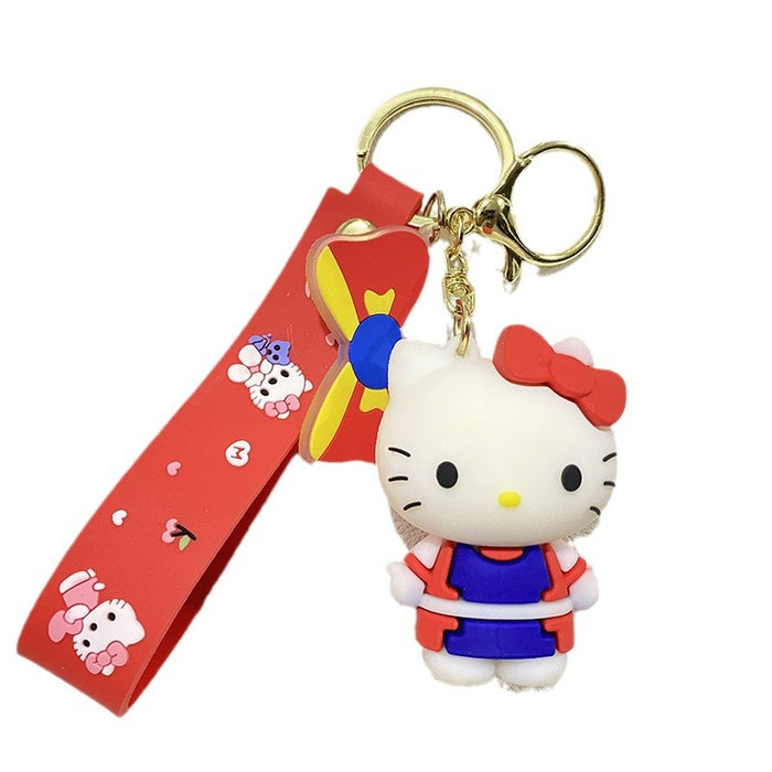 Wholesale PVC Cartoon Doll Keychain JDC-KC-WuYi149