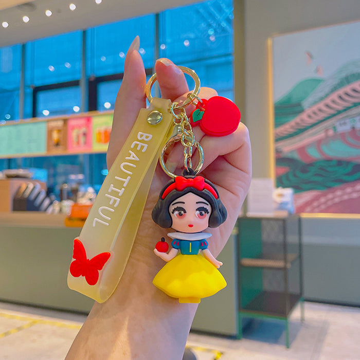 Wholesale Silicone Cartoon Doll Keychain JDC-KC-JiShi002