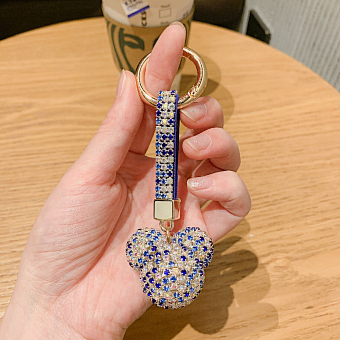 Wholesale Diamond-encrusted Crystal Car Key Ring Pendant Jewelry Pendant