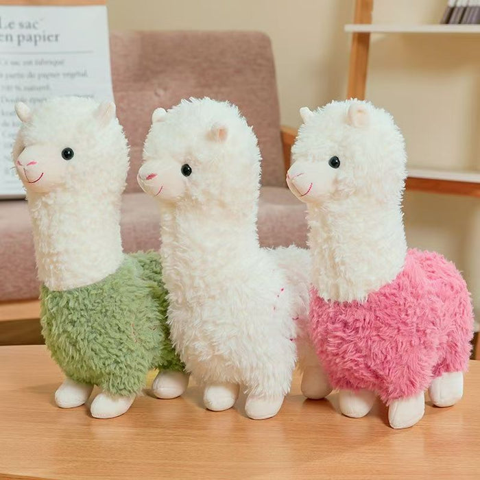 Wholesale  cute simulation alpaca plush toy doll claw machine doll pillow plush toy gift