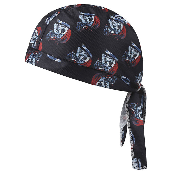 Wholesale Sports Print Skull Pirate Hat Outdoor Adult Men and Women Sunscreen Hat