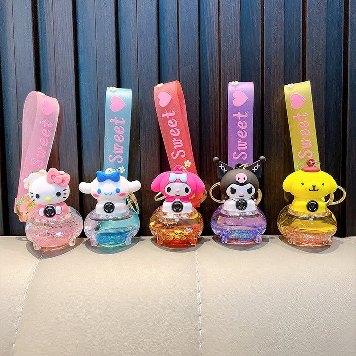 Wholesale Oil-Infused Acrylic Cartoon Doll Keychain (S) JDC-KC-WoA017