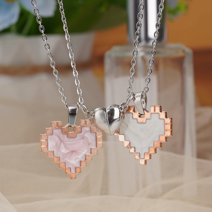 Wholesale Necklace men's and women's magnetic suction fashionable niche versatile pendant