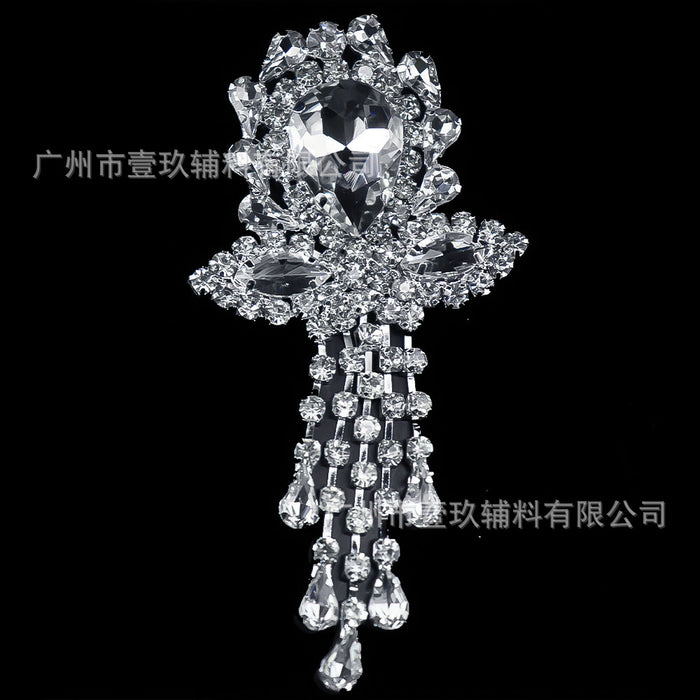 Wholesale DIY Crystal Tassel Corsage Accessories Pendant