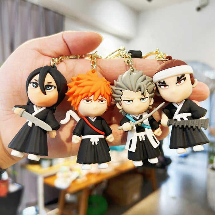 Wholesale Creative Cartoon Silicone Doll Keychain JDC-KC-WuYi009