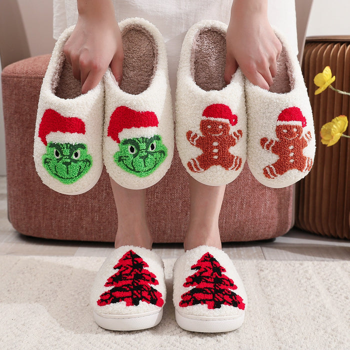 Wholesale Christmas Cotton Slippers (F) JDC-SP-XiLing002