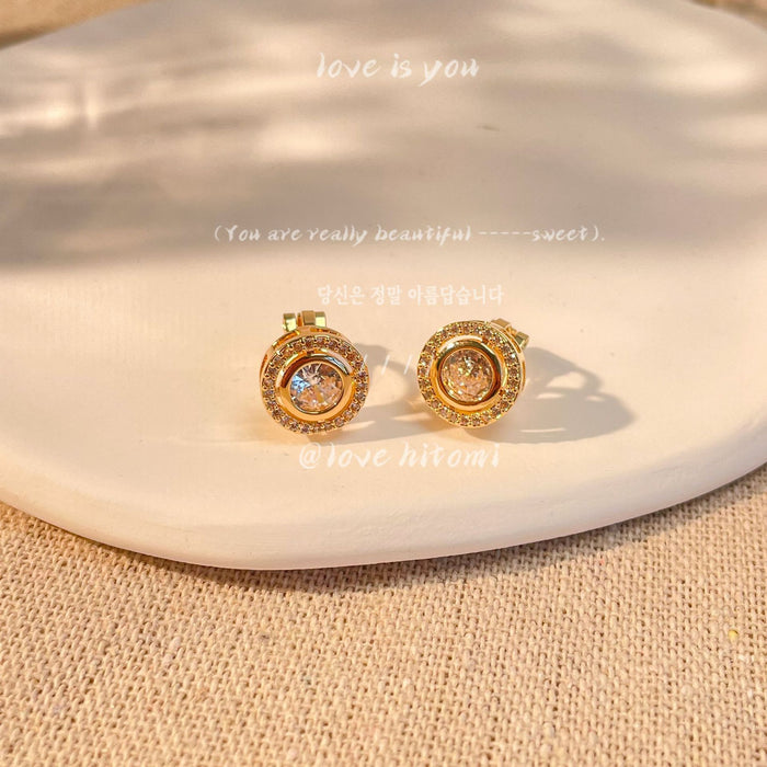 Wholesale High-quality Fashion Gold-plated Earrings JDC-ES-Aitong007