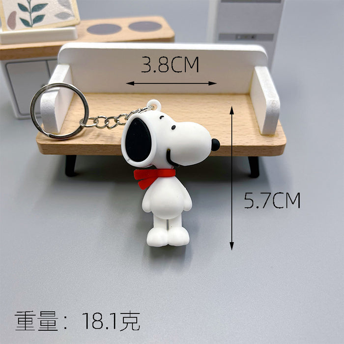 Wholesale Cartoon Cute PVC Soft Keychains JDC-KC-Wenma002