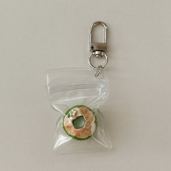Wholesale Summer Nut Resin Keychain Pendant Fashion Accessory Gift