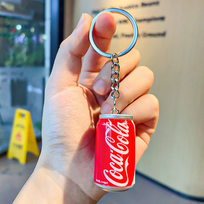 Wholesale Mini Cans Resin Keychain JDC-KC-YuanD009