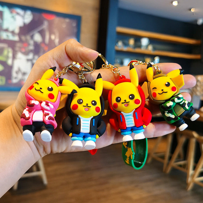 Wholesale Cartoon Doll Silicone Keychain JDC-KC-Tingm122