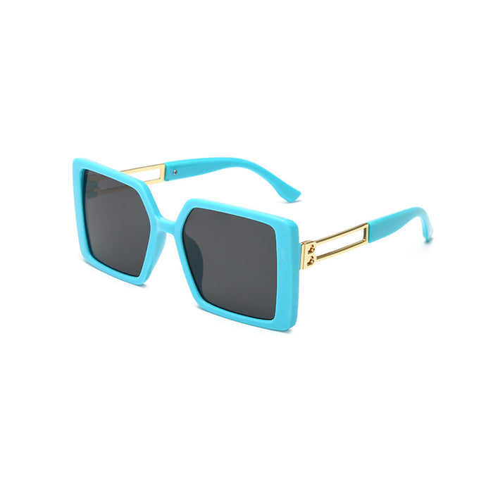 Wholesale Square Cat Eye Sunglasses Fashion Street Photography Black Children's Sunglasses