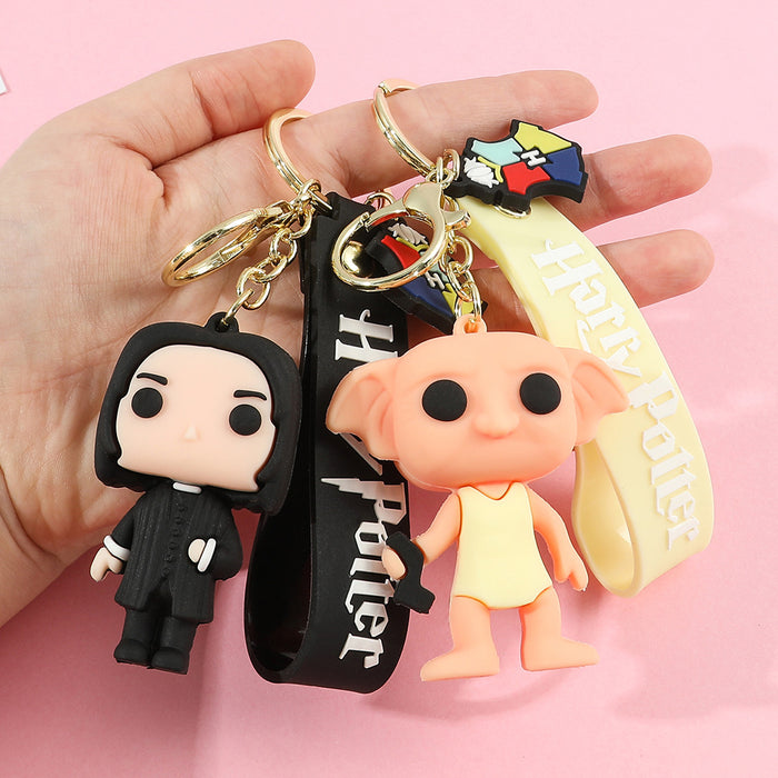 Wholesale Cartoon Silicone Doll Keychain JDC-KC-QiChao045