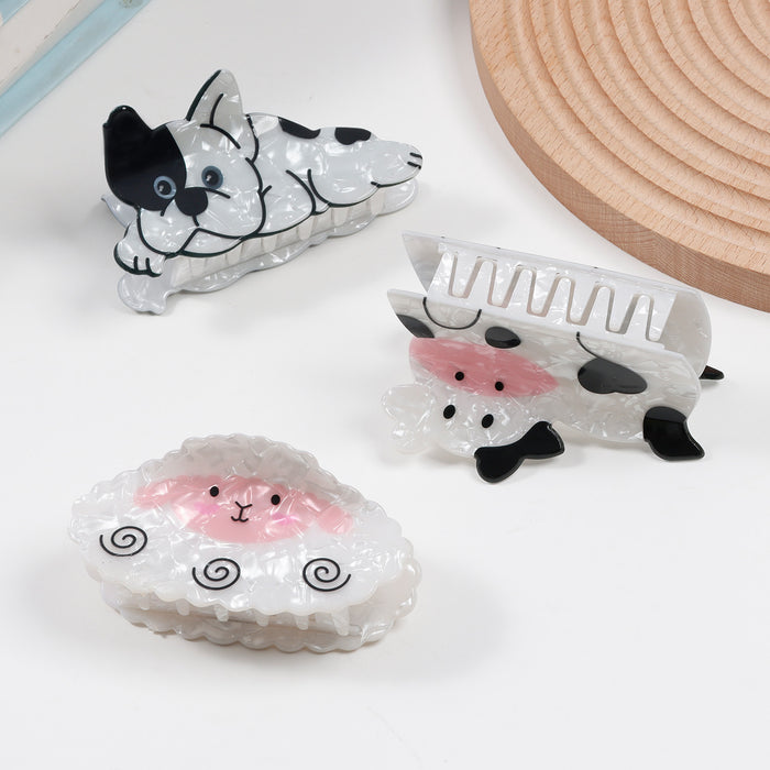 Wholesale Cute Cat and Puppy Hair Clip Accessories Pet Pattern Headwear Clip Hair Clip