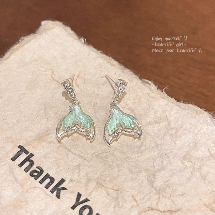 Wholesale Pearl and Zircon Heart Earrings