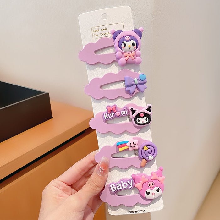 Wholesale Children's Hair Accessories Hairpins Kulomi Stall One Meter Cartoon Hairpin Back of The Head Broken Hairpin Large BB Hairpin JDC-HC-Zaix003