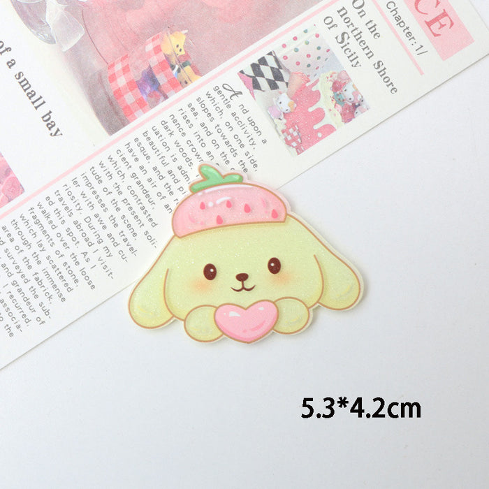 Wholesale 10pcs Cartoon Acrylic Diy Decorative Patch Accessories JDC-FK-YaoL027