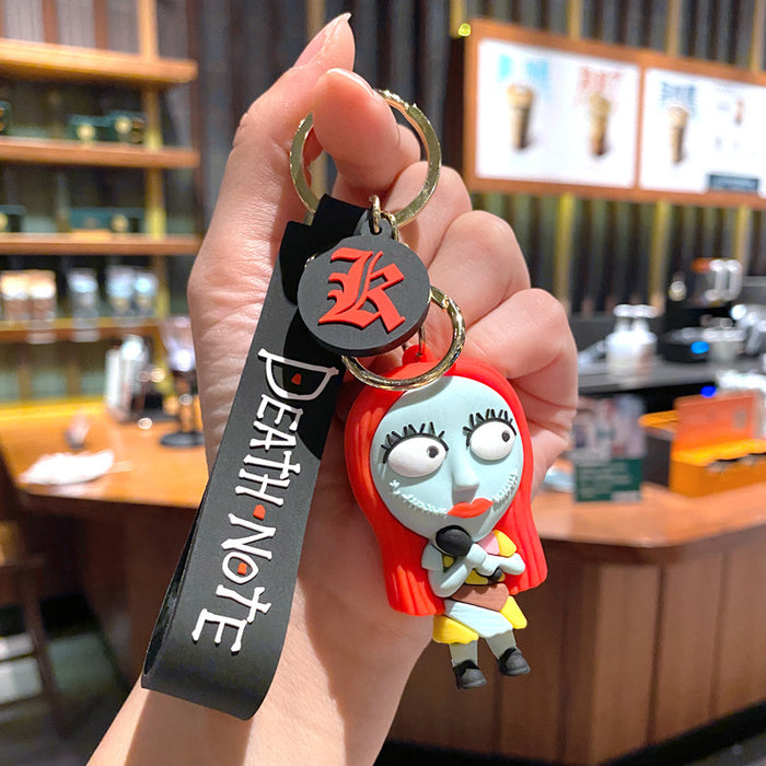 Wholesale Silicone Keychain Trendy Christmas Bag Charm
