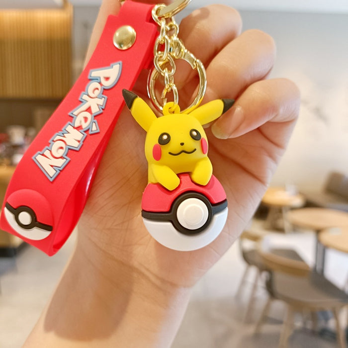 Wholesale Cartoon Doll Silicone Keychain JDC-KC-MingT073