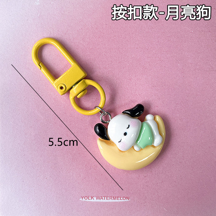 Wholesale  Cartoon Cute Puppy Keychain Pendant Keychain  Bag Pendant Accessories