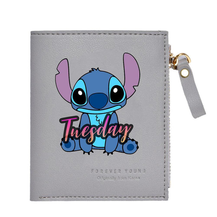 Wholesale PU Cartoon Short Zipper Wallet JDC-WT-WuDuomei003