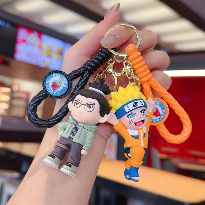 Wholesale  PVC Cartoon Couple Keychain
