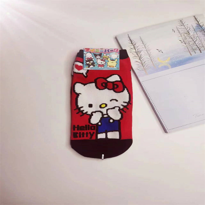 Wholesale Cotton Cartoon Short Socks JDC-SK-Xiasi005