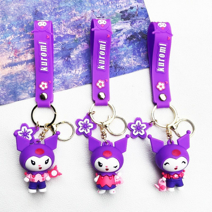 Wholesale PVC Cartoon Doll Keychain JDC-KC-WuYi181