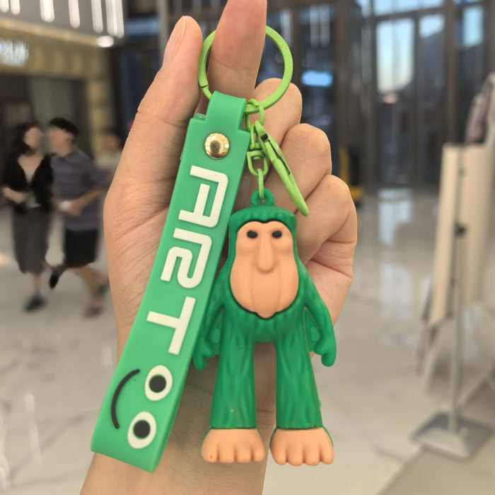 Wholesale Cartoon Silicone Keychain Bag Pendant