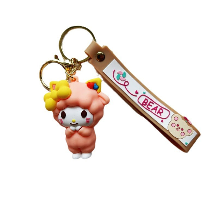 Wholesale PVC Cartoon Doll Keychain JDC-KC-WuYi079