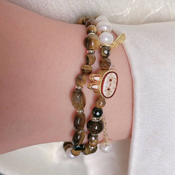 Wholesale Tiger Eye Stone Bracelet for Women Bracelet,  Niche Versatile Cute Fashion Jewelry