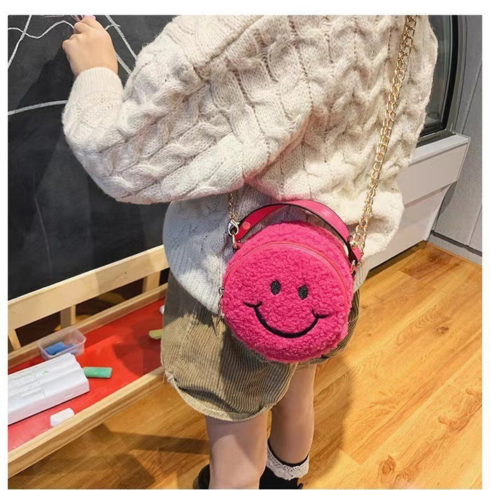 Wholesale Children's bag crossbody bag fashionable plush chain shoulder