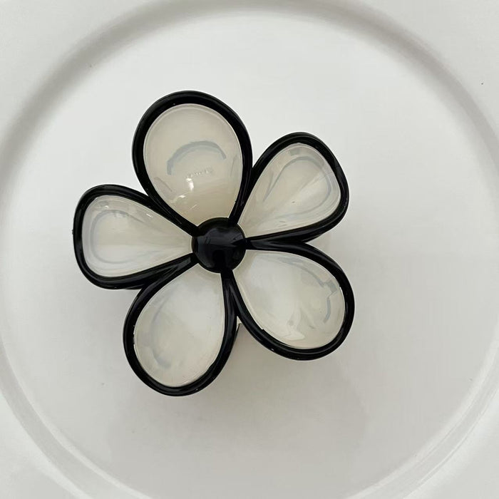 Wholesale Spotted Flower Grab Clip Back of Head Hair Shark Clip Hair Accessories