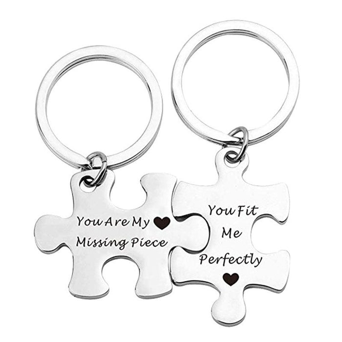 Wholesale Valentine's Day Anniversary Gift Stainless Steel Keychain JDC-KC-TangMumao001